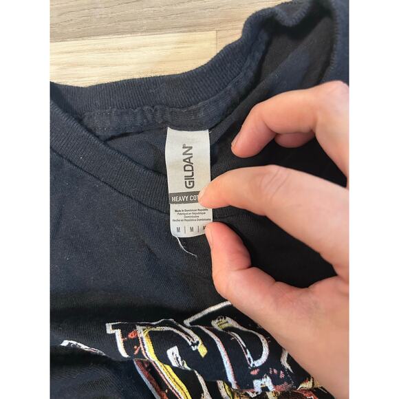 Men’s Medium Gildan Derrick Rose Graphic Tee Chicago Bulls Player T-Shirt NBA - Picture 2 of 3